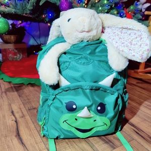 Kids backpack with Bunny Toy
